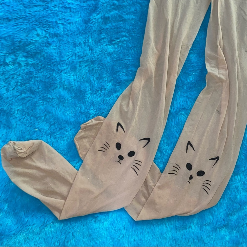 Cute Cat Face Fashion Tights🐱